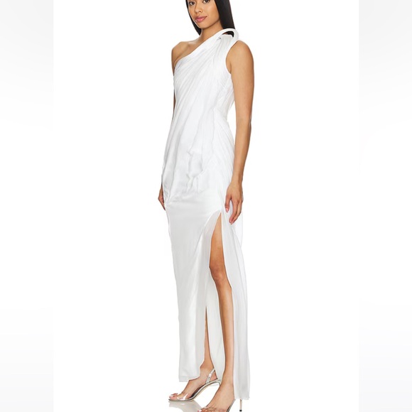 NWT Gaurav Gupta Toga Draped Gown in White - Picture 3 of 10